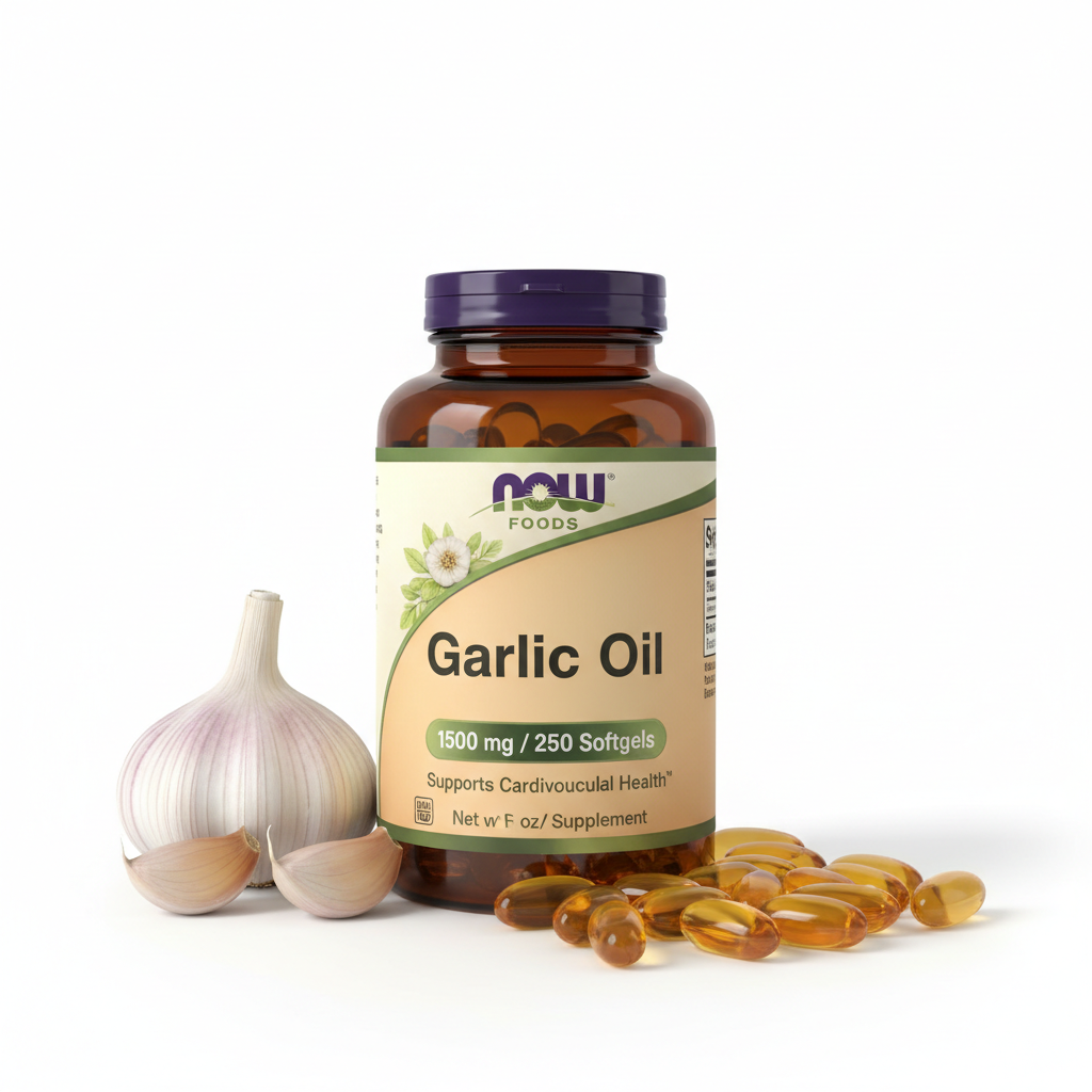 Supplements, Garlic Oil 1500 Mg, Serving Size Equivalent to Whole Clove Garlic, 250 Softgels